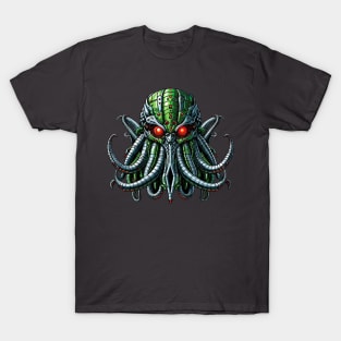 Biomech Cthulhu Overlord S01 D18 T-Shirt